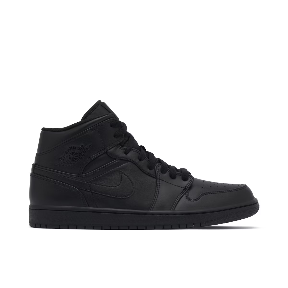 AJ1 Mid Triple Black