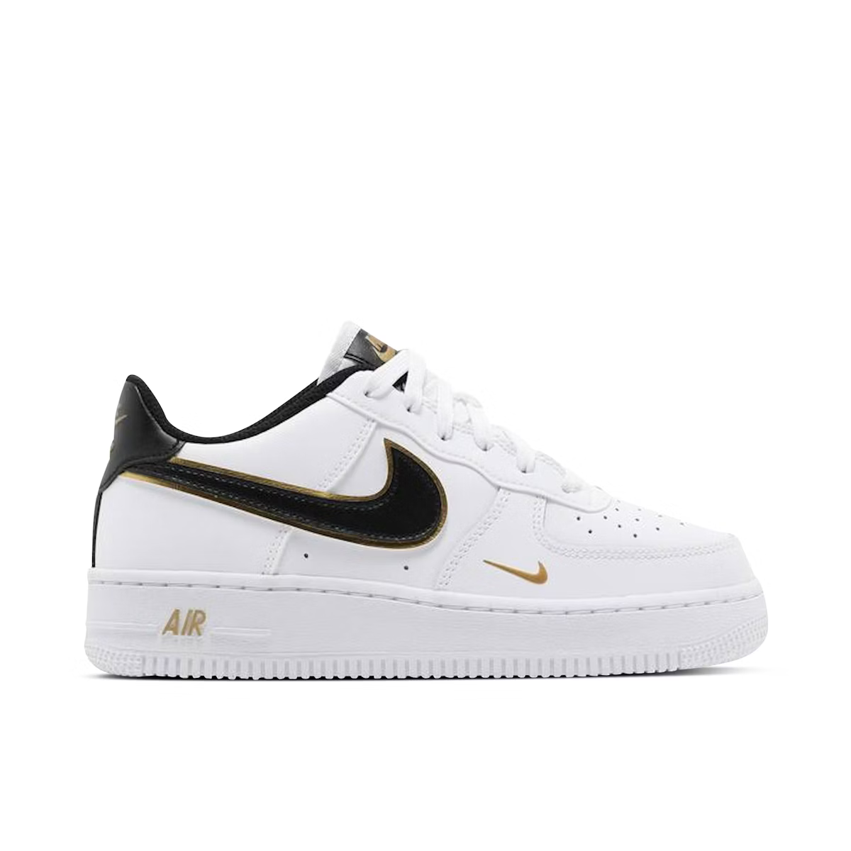 AF1 Low White Black Mini Swoosh GS