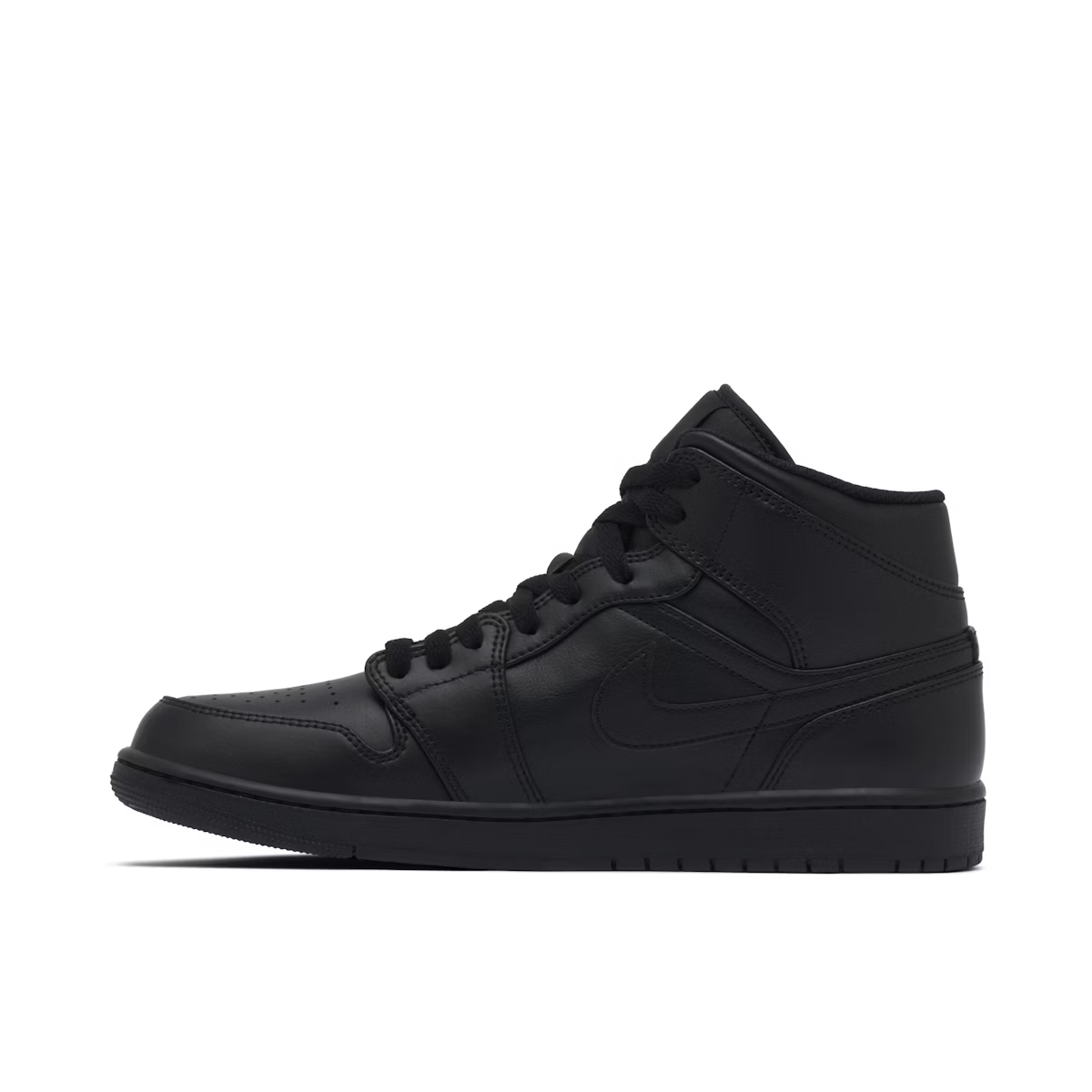 AJ1 Mid Triple Black