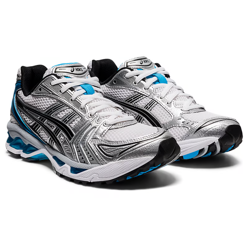 ASICS Gel-Kayano 14 White & Aizuri Blue